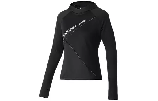 Футболка женская из коллекции Running New Standard, черная Lining