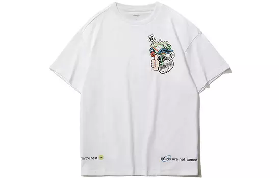 Футболка женская из коллекции Sports Fashion, белая Lining