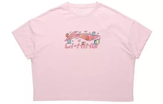 Футболка женская из коллекции Sports Fashion Pink Lining
