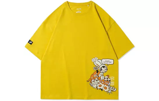 Футболка женская из коллекции Sports Fashion, желтая Lining