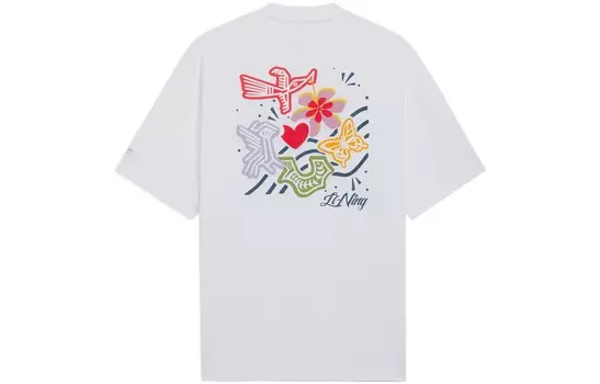 Футболка женская из коллекции Sports Life белая Lining