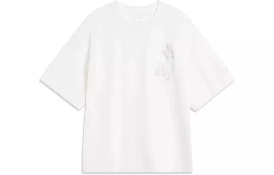 Футболка женская из коллекции Sports Life белая Lining