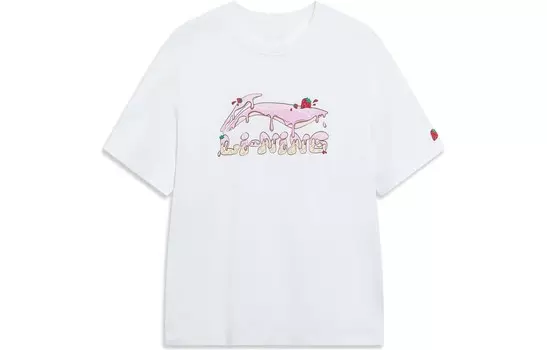 Футболка женская из коллекции Sports Life белая Lining