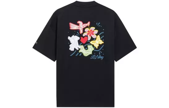 Футболка женская из коллекции Sports Life, черная Lining