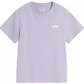 Футболка женская из коллекции Sports Life, цвет морской соли, фиолетовая Lining