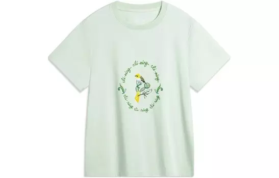 Футболка женская из коллекции Sports Life Ice Fat Green Lining
