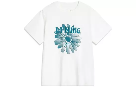 Футболка женская из коллекции Sports Life, молочно-белая Lining