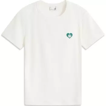 Футболка женская из коллекции Sports Life, молочно-белая Lining