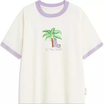 Футболка женская из коллекции Sports Life Off White Lining