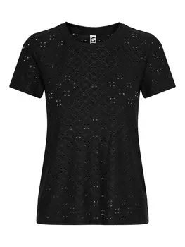 Футболка женская Jacqueline de Yong ажурная, черный