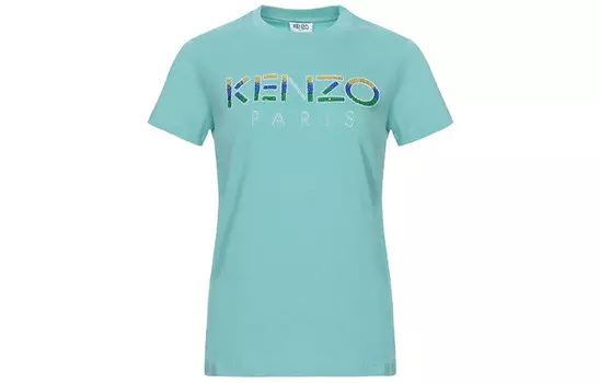 Футболка женская Kenzo, бирюзовый