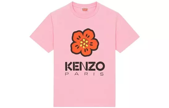Футболка женская Kenzo Boke Flower Series, розовый