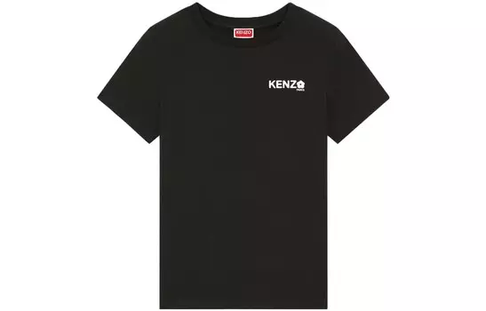 Футболка женская Kenzo, черный / белый