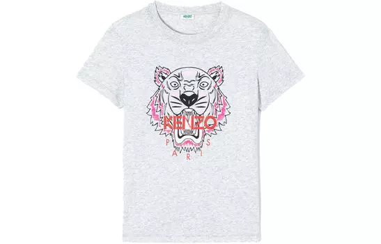 Футболка женская Kenzo, серый
