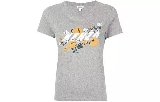 Футболка женская Kenzo, серый