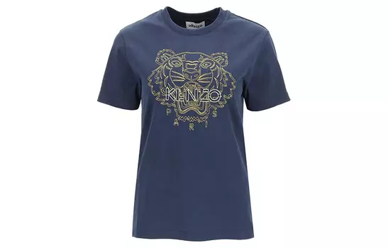 Футболка женская Kenzo, темно-синий