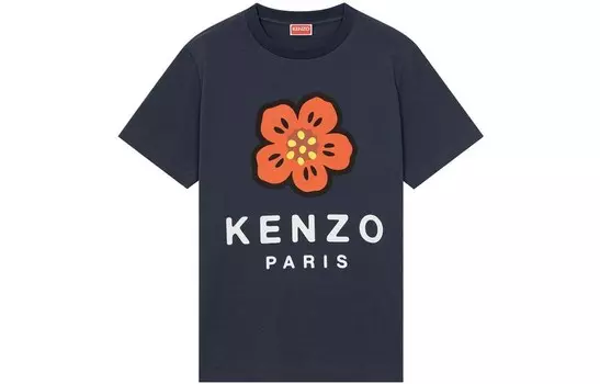 Футболка женская Kenzo, темно-синий
