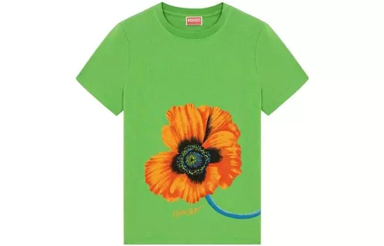 Футболка женская Kenzo, зеленый