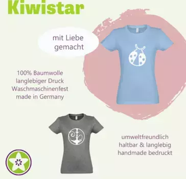 Футболка женская Kiwistar, красный