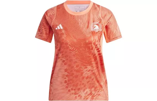 Футболка женская коралловая Adidas