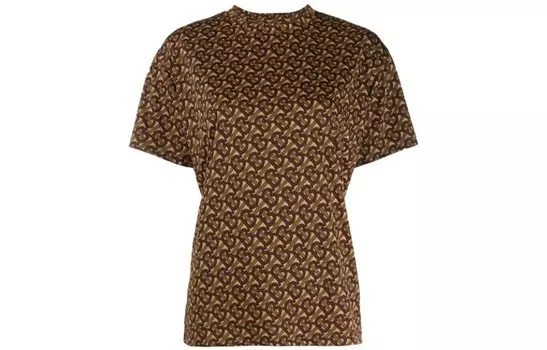 Футболка женская коричневая Burberry