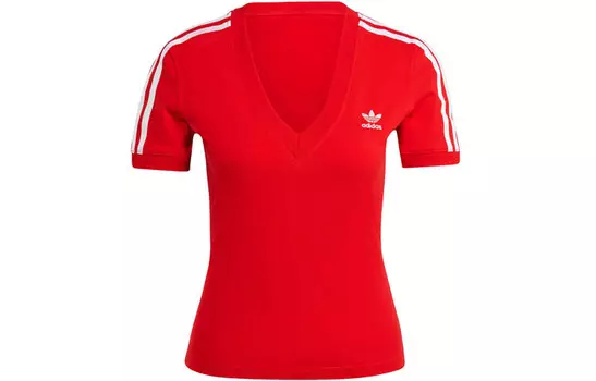 Футболка женская красная Adidas Originals