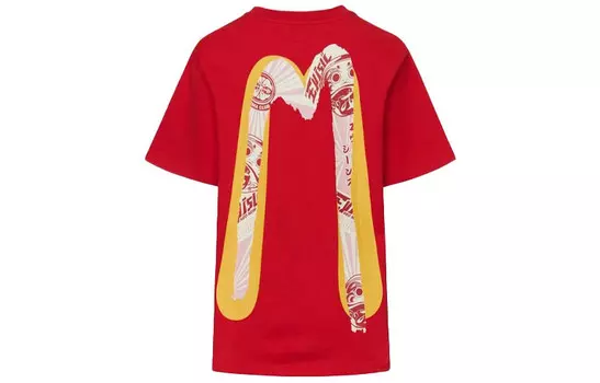 Футболка женская красная Evisu