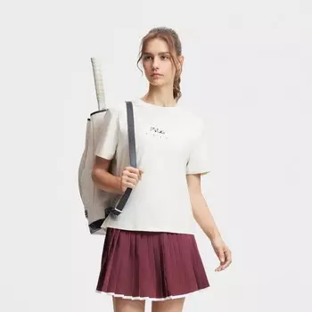 Футболка женская кремовая Fila