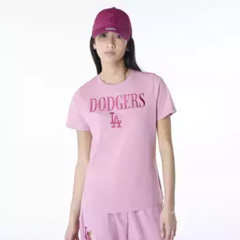 Футболка женская LA Dodgers MLB Graphic New Era, темно-розовый