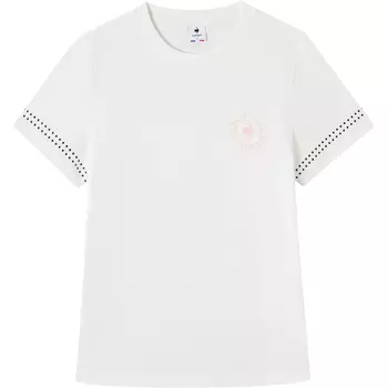 Футболка женская Le Coq Sportif, белый/слоновая кость