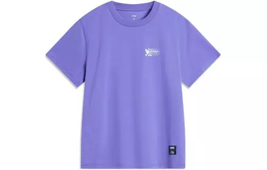 Футболка женская League Of Legends X Sports Life Collection, сине-фиолетовая, барвинок Lining