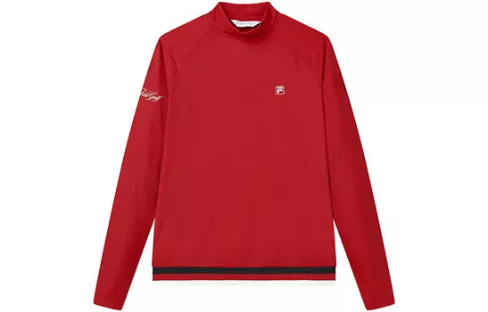 Футболка женская легкая томатно-красная Fila