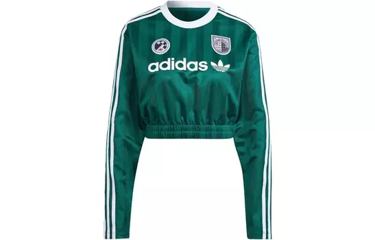 Футболка женская лесная зеленая Adidas Originals