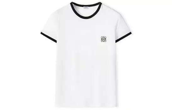 Футболка женская Loewe, белый / черный