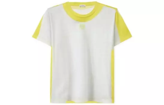 Футболка женская Loewe, белый / желтый