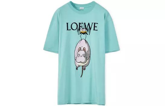 Футболка женская Loewe, бирюзовый