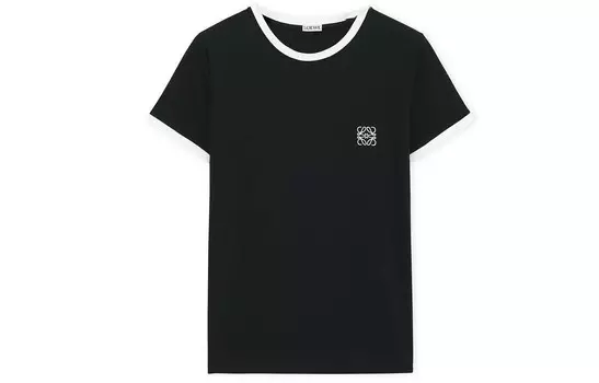 Футболка женская Loewe, черный / белый