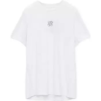 Футболка женская Loewe прямого кроя, белый