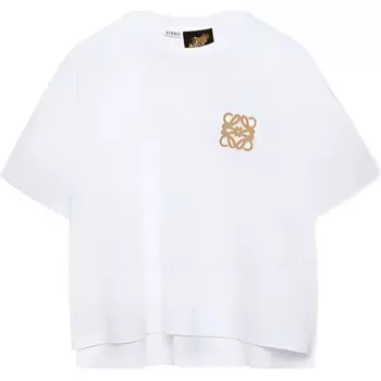 Футболка женская Loewe с логоиипом, белый