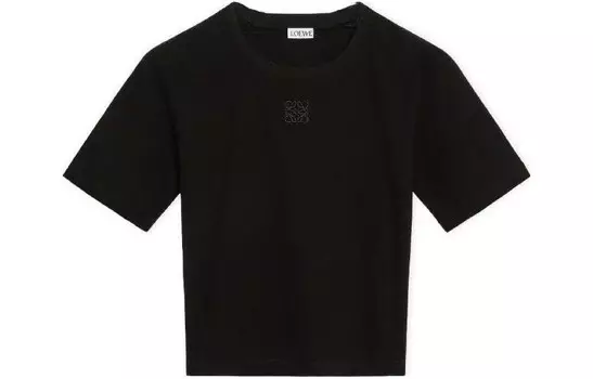 Футболка женская Loewe с широкими рукавами, черный