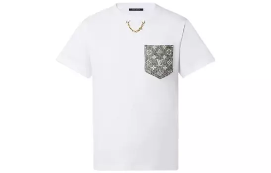 Футболка женская Louis Vuitton с монограммой, белый