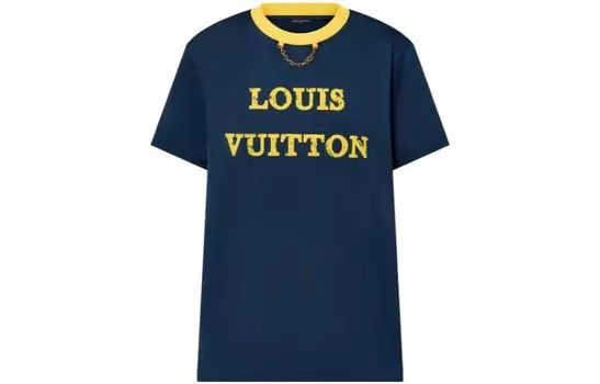 Футболка женская Louis Vuitton, темно-синий