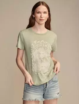 Футболка женская Lucky Brand, зеленый