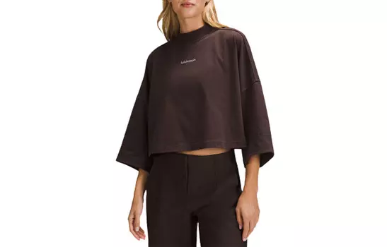 Футболка женская Lululemon, Drip Coffee