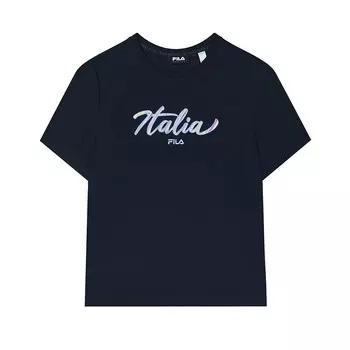 Футболка женская малиновая Fila