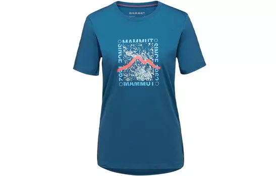Футболка женская MAMMUT, Dark Ice Blue
