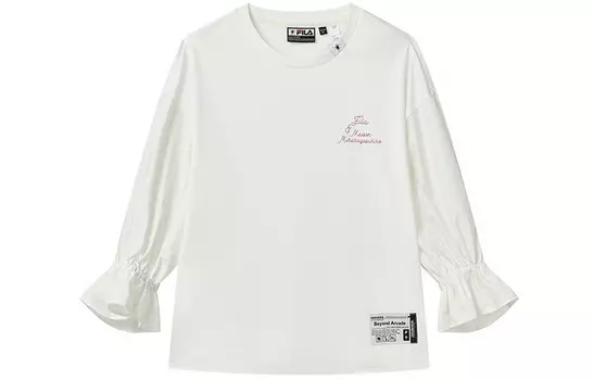 Футболка женская Mihara Yasuhiro X, цвет кокосовое молоко, белая Fila