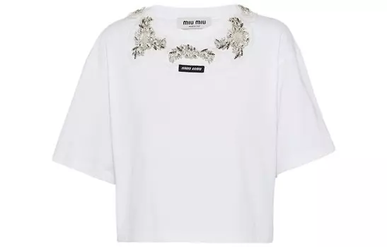 Футболка женская Miu Miu, белый