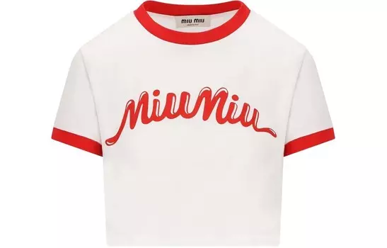 Футболка женская Miu Miu, белый