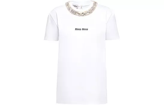 Футболка женская Miu Miu, белый